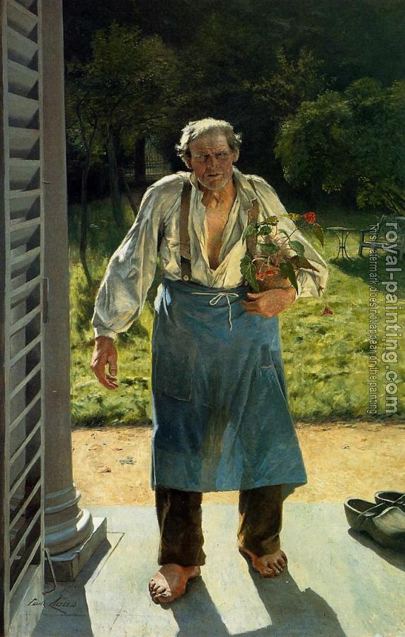 Emile Claus : The Old Gardener